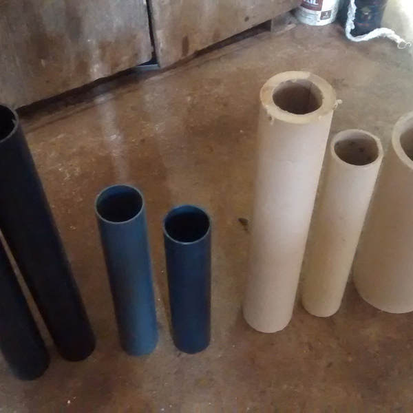 Tubetes papelão e pvc - plástico - BARBACENA, MG - B2Blue - Compra e Venda de Resíduos
