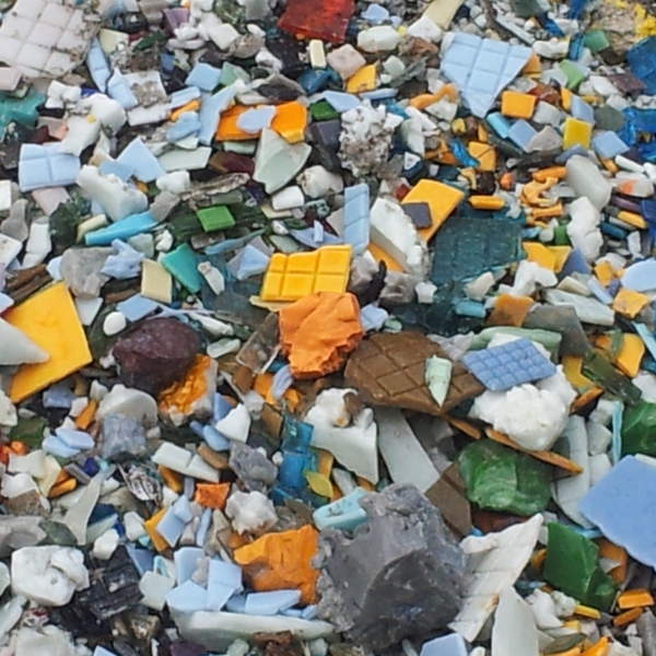 Vidro colorido - vidro - São Paulo, SP - B2Blue - Compra e Venda de Resíduos