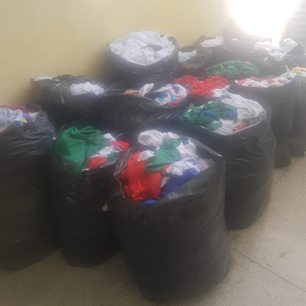 Retalhos de poliester e poliamida - tecido - Santana de Parnaíba, SP - B2Blue - Compra e Venda de Resíduos