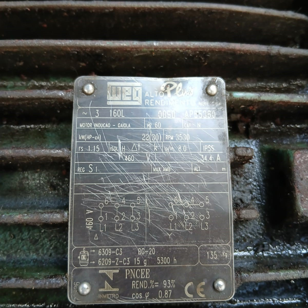 Resíduo: Motor weg w22 - B2Blue  - Compra e Venda de Resíduos