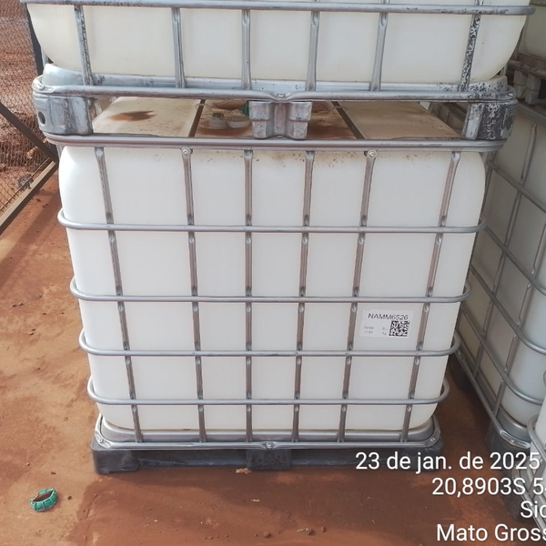 Ibc vazio - plástico - SIDROLANDIA, MS - B2Blue - Compra e Venda de Resíduos