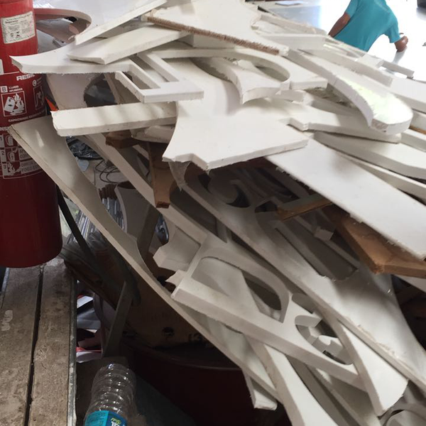 Sobras PVC Expandido - Plástico