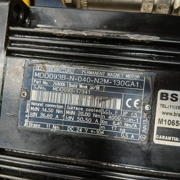 Resíduo: Servomotor indramat - B2Blue  - Compra e Venda de Resíduos