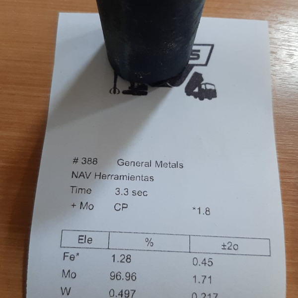 Resíduo: Molibdênio metálico - B2Blue  - Compra e Venda de Resíduos