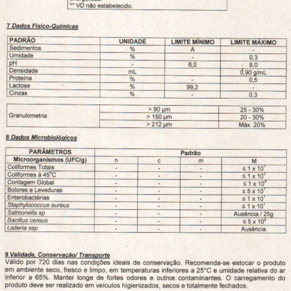 Resíduo: Lactose - B2Blue  - Compra e Venda de Resíduos