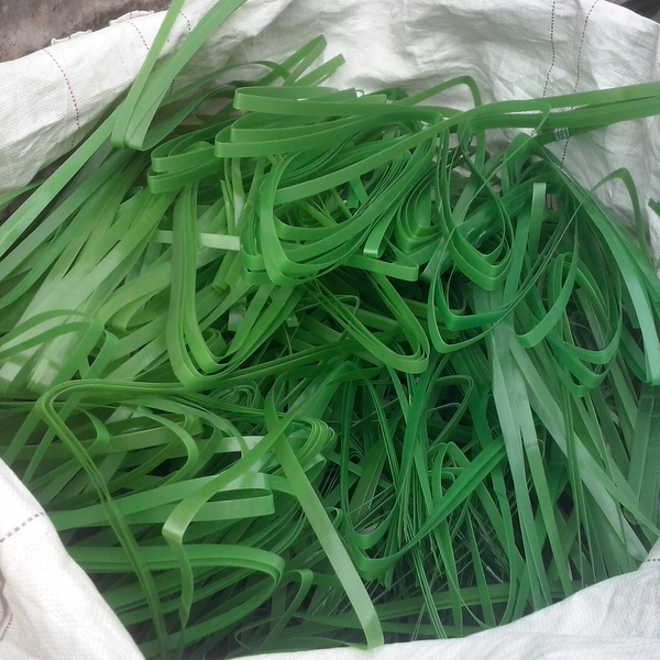 Fita pet moida verde - plástico - São Paulo, SP - B2Blue - Compra e Venda de Resíduos