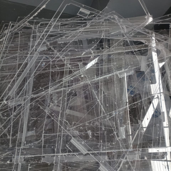 Policarbonato industrial cristal - plástico - Piracicaba, SP - B2Blue - Compra e Venda de Resíduos