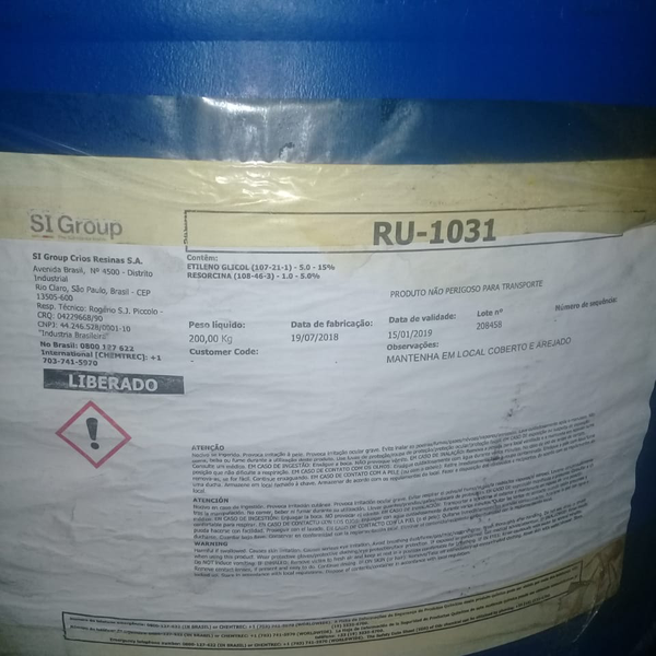 Resina ru1031 - 8 bombonas de 200 litros - outros - DIADEMA, SP - B2Blue - Compra e Venda de Resíduos