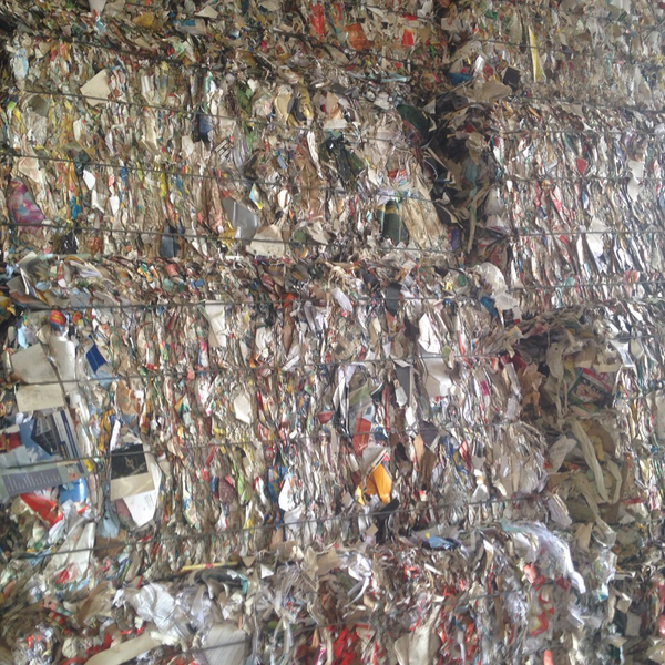 Papel misto enfardado - papel/papelão - Marília, SP - B2Blue - Compra e Venda de Resíduos