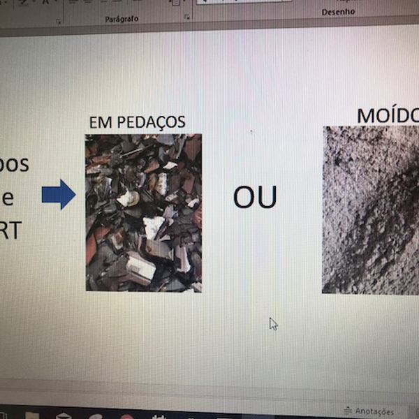 Resíduo: Pedaços de vidro (cacos) ou moídos de tubos crt - B2Blue  - Compra e Venda de Resíduos