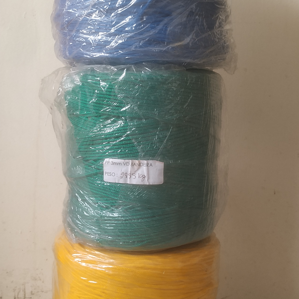 Corda de poliéster - plástico - São Paulo, SP - B2Blue - Compra e Venda de Resíduos