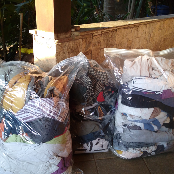 Roupas inserviveis - tecido - Campinas, SP - B2Blue - Compra e Venda de Resíduos
