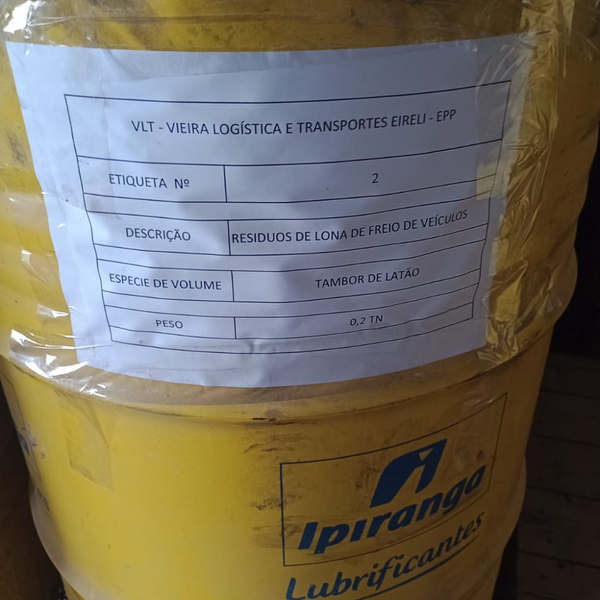 Resíduo: Lona de freio de caminhão usada   - B2Blue  - Compra e Venda de Resíduos