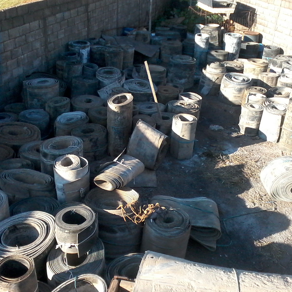 Resíduos de borracha lona correia transportadora - borracha - Artur Nogueira, SP - B2Blue - Compra e Venda de Resíduos