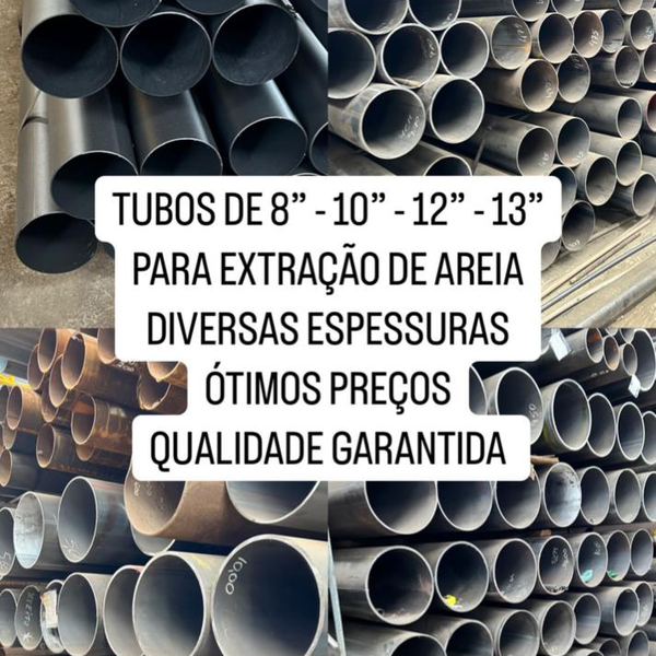 Tubo aço carbono - metais - Porto Real, RJ - B2Blue - Compra e Venda de Resíduos