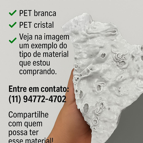 Pet - plástico - RIBEIRAO PIRES, SP - B2Blue - Compra e Venda de Resíduos