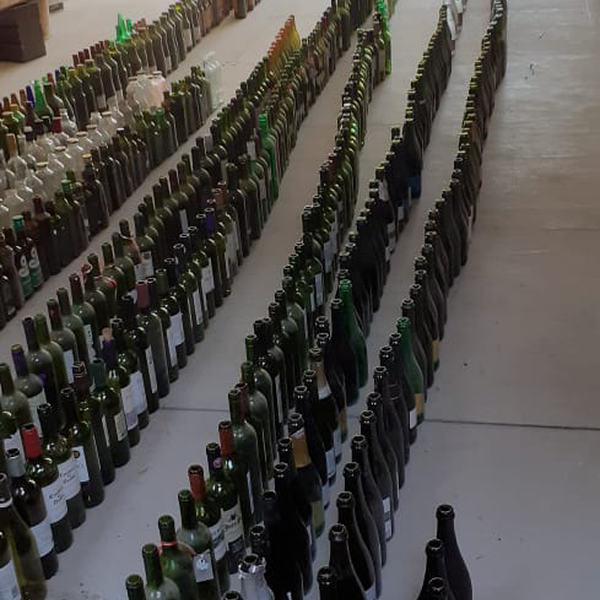 garrafa de 600 ml verde - Outros