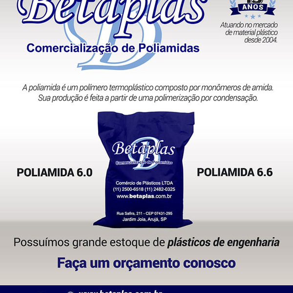 Poliamida sem carga (Preto) granulado para injeção - Tecido