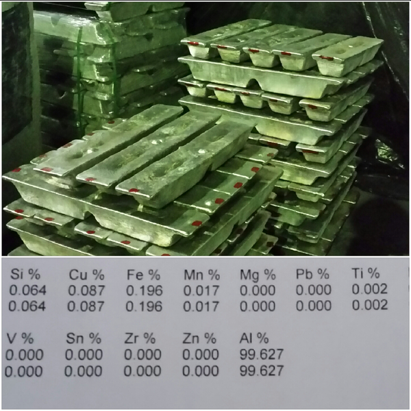 Lingote de alumínio - metais - Diadema, SP - B2Blue - Compra e Venda de Resíduos
