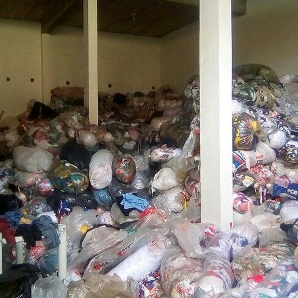 todos residuos de confeccao - Tecido