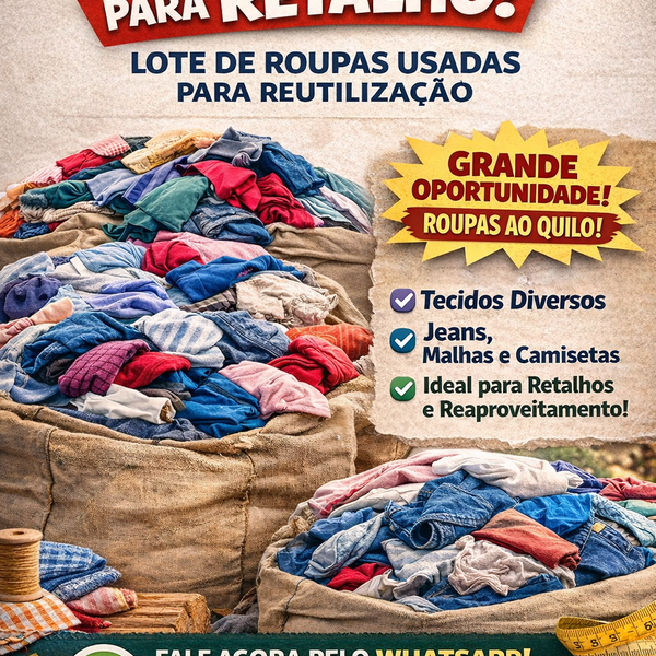 Roupas usadas - tecido - Esteio, RS - B2Blue - Compra e Venda de Resíduos