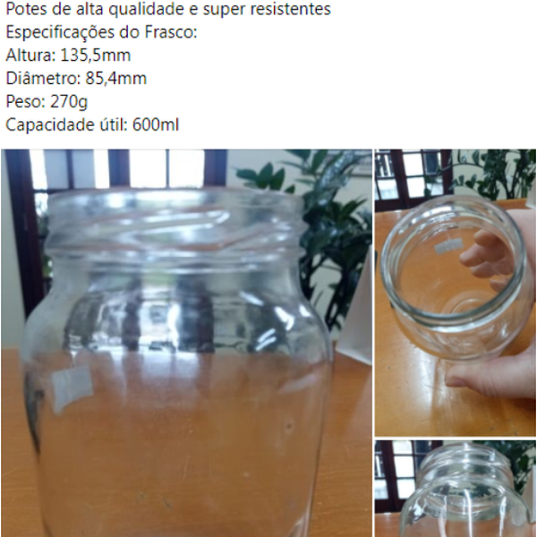 Resíduo: Potes de vidros  - B2Blue  - Compra e Venda de Resíduos