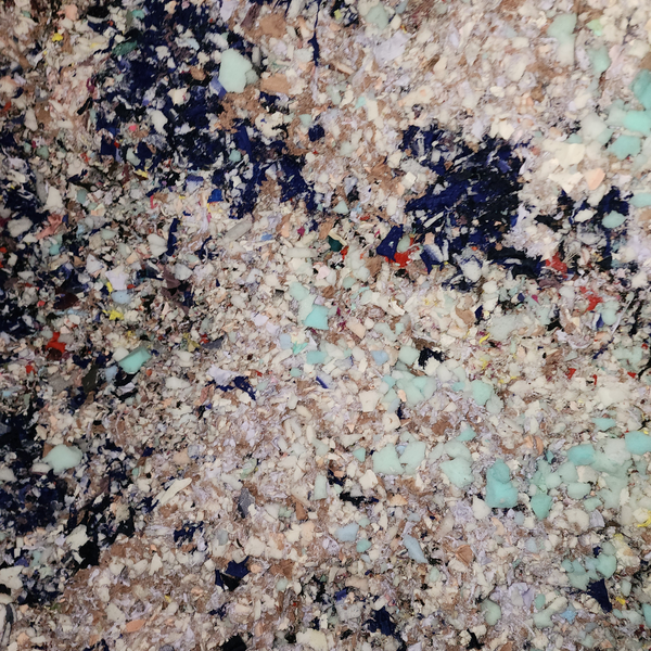 Espuma com tecido moida (flocada) - tecido - Campina Grande, PB - B2Blue - Compra e Venda de Resíduos