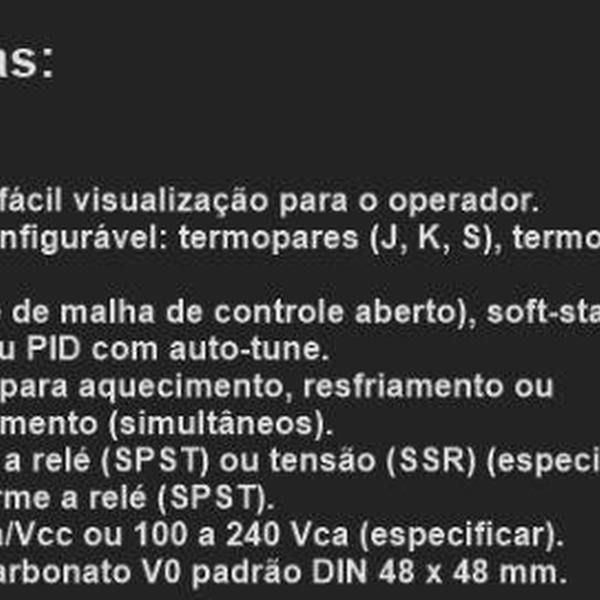 Resíduo: Controlador de temperatura digital coel tlk 48 hrrr 100 a 240vca - B2Blue  - Compra e Venda de Resíduos