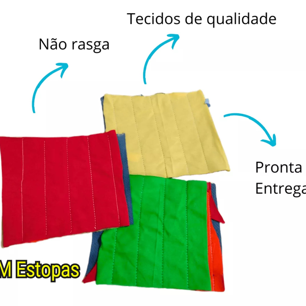 Resíduo: Trapo costurado tipo pastelão branco e colorido - B2Blue  - Compra e Venda de Resíduos