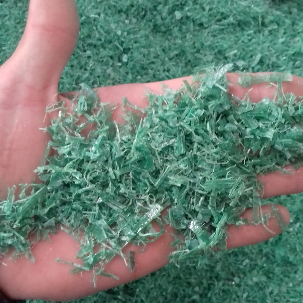 Resíduo: Fita pet titurada verde - B2Blue  - Compra e Venda de Resíduos
