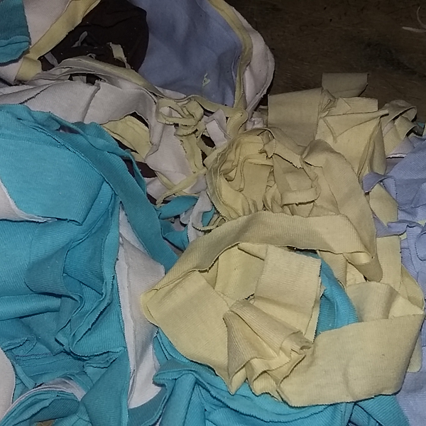Resíduo: Retalhos de malhas e cotton com elastano - B2Blue  - Compra e Venda de Resíduos