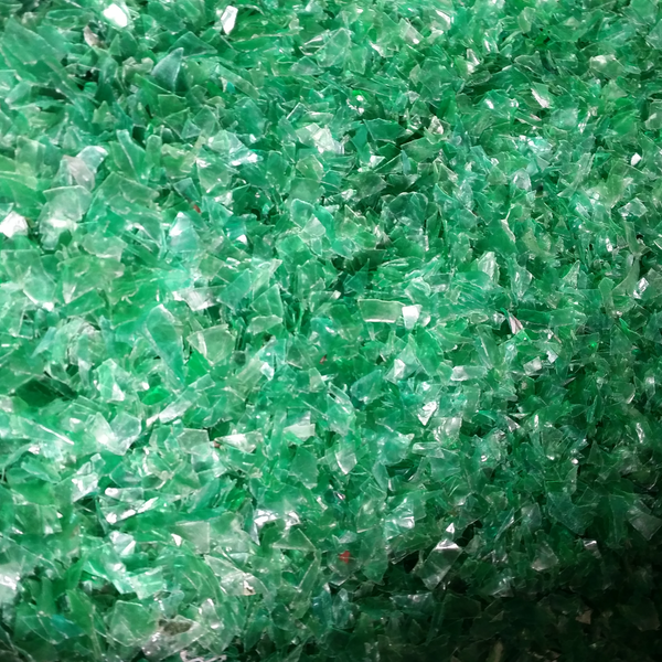 Resíduo: Flake azul e verde - B2Blue  - Compra e Venda de Resíduos