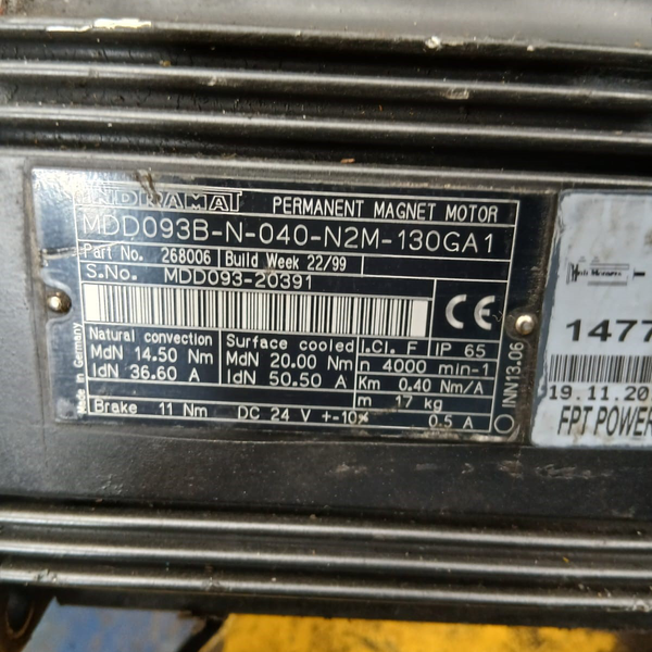 Resíduo: Servomotor indramat - B2Blue  - Compra e Venda de Resíduos