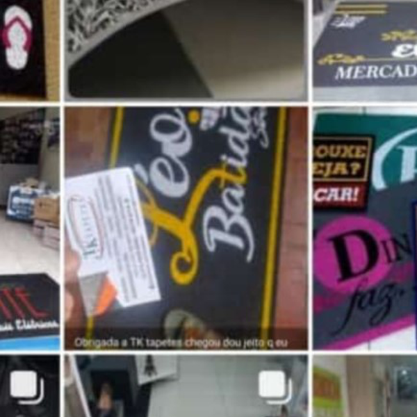 Retalhos de tapetes personalizado (capacho) vinil - plástico - SAO PAULO, SP - B2Blue - Compra e Venda de Resíduos