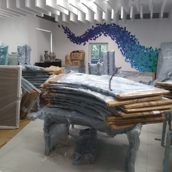 Lote de móveis de escritório desmontados - outros - São Paulo, SP - B2Blue - Compra e Venda de Resíduos