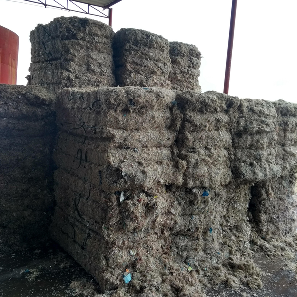 Ráfia moída e lavada - tecido - Porto Feliz, SP - B2Blue - Compra e Venda de Resíduos